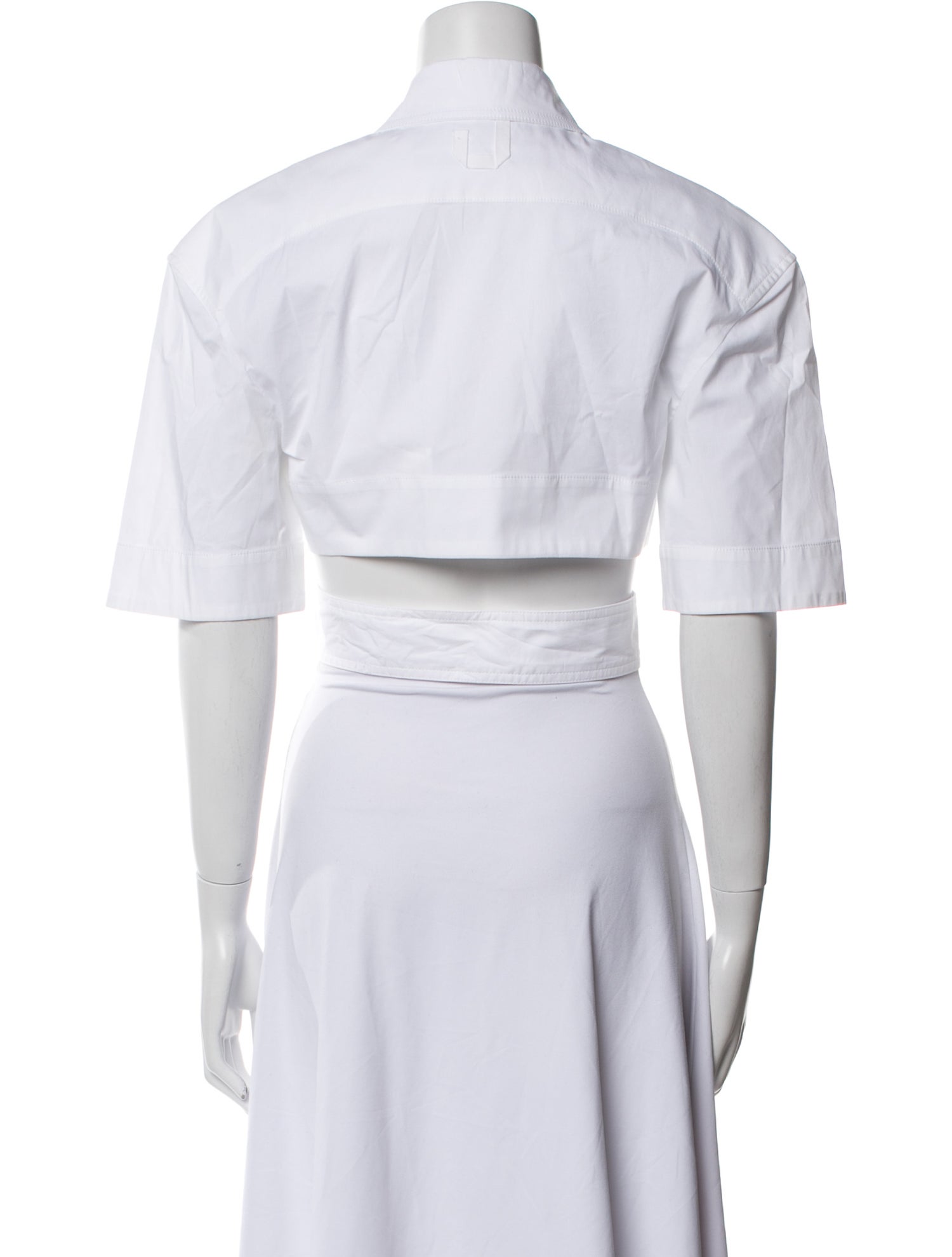 Jacquemus Short Sleeve Crop Top